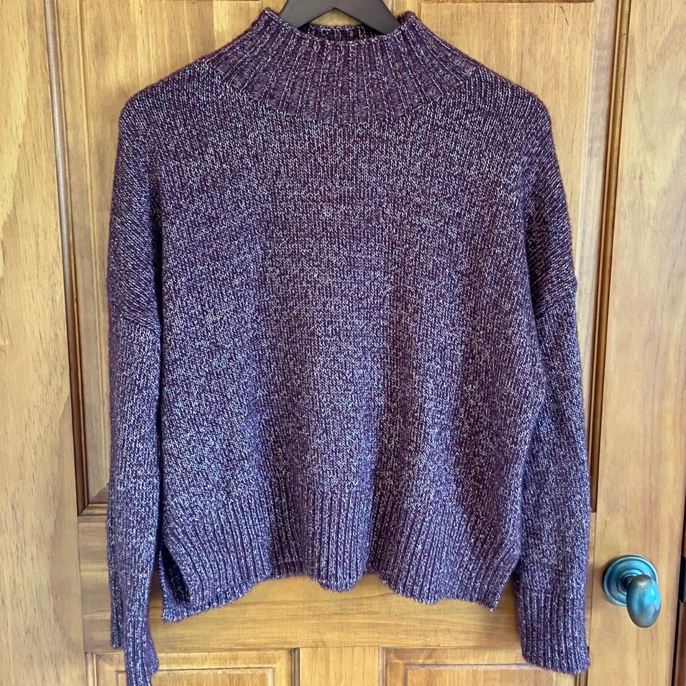 1. State Turtleneck Cotton Blend Sweater
